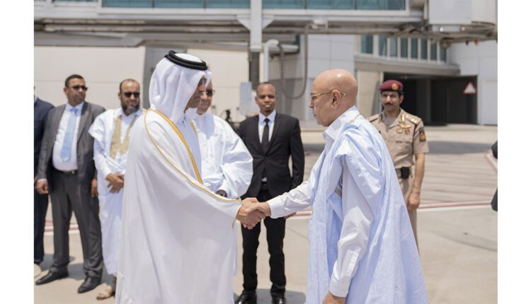 الرئيس غزواني يصل إلى الدوحة