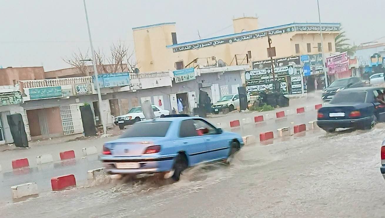 مقاييس المطر المسجلة في ولايات نواكشوط