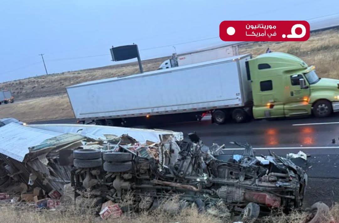 نجاة موريتانيين اثنين من انقلاب شاحنة في أو يغون الآمريكية