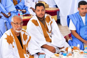 الناشط السياسي الشاب محمد السالك سييدي يبرز في حلف «العهد» خلال زيارة رئيس الجمهورية لولاية آدرار