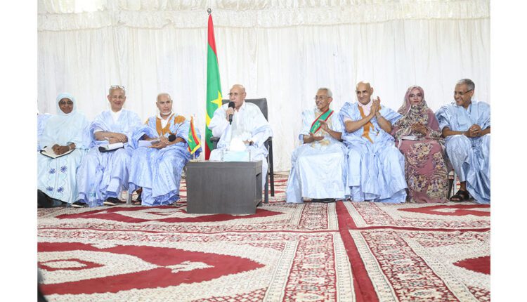الرئيس غزواني من أوجفت:سيتم استحداث وكالة وطنية لتطوير شعبة الواحات وفك العزلة عن مناطق الإنتاج وتعزيز السيادة الغذائية