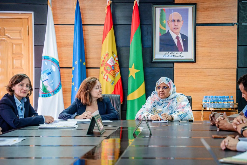 رئيسة جهة نواكشوط تستقبل المديرة العامة للوكالة الإسبانية للتعاون الدولي